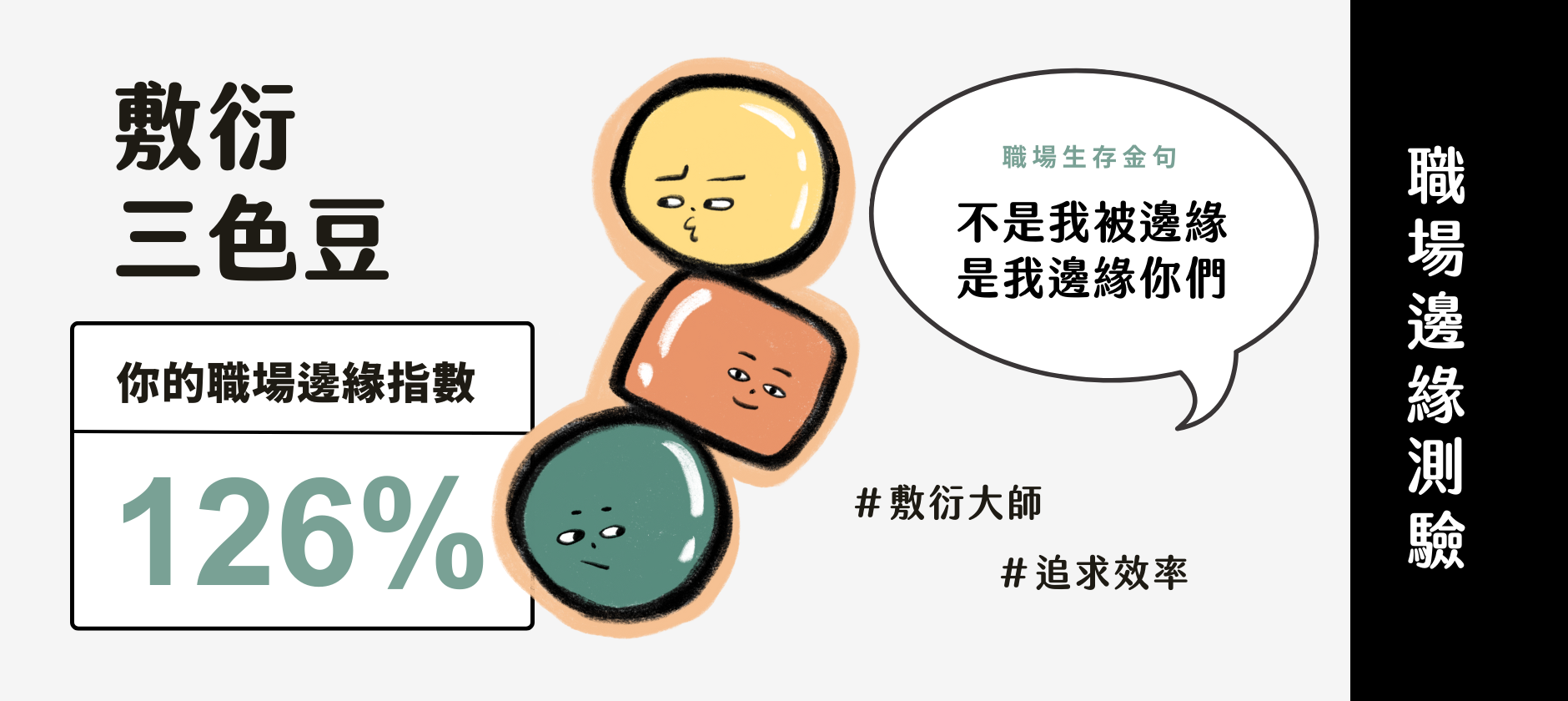 Yourator 職場邊緣指數測驗