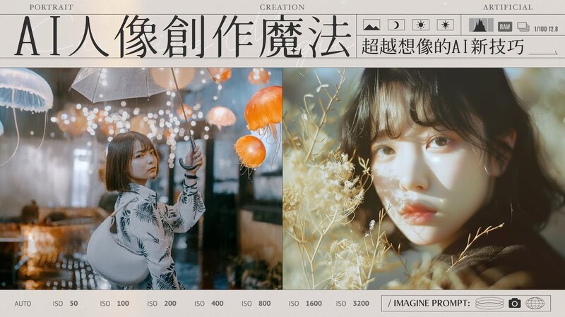 AI 人像創作魔法|超越想像的 AI 新技巧